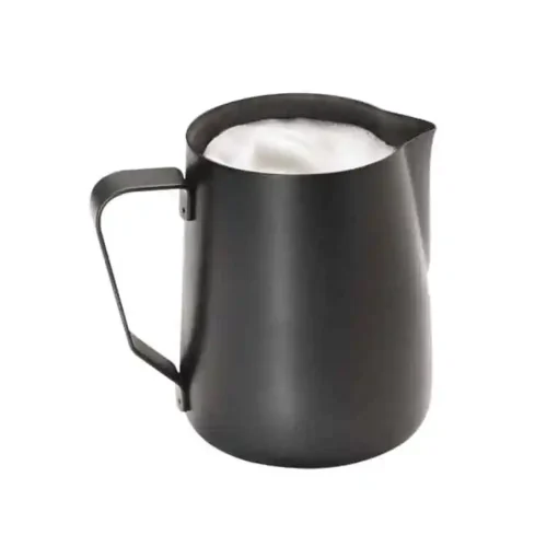 כד לחלב / כד להקצפת חלב 0.6 ליטר בצבע שחור מט