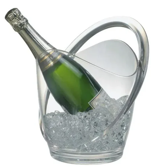 שמפניירה מעוצבת עם ידית אחיזה פוליקרבונט 23X22 ס"מ 3 ליטר APS